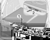 Capac spaţiu depozitare din podeaua portbagajului Mocheta glisantă a portbagajului (FlexFloor) Pentru o amenajare convenabilă a portbagajului, mocheta
