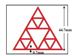 The reason for this is because coupling between the triangles is very weak and that current fails to adequately penetrate into the lower triangles as seen in figure25.