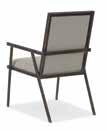 and Fabric: Crafty Cement; Woven chair back Arm height: 31" Seat height: 24" Seat