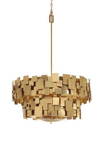 MCL36 LUCA CHANDELIER MAXIMUM DROP 2250mm 88 1 /2 (including ceiling rose, 1 metre of chain and fixture) MINIMUM DROP 570mm 22 1 /2 (including ceiling rose, minimum amount of chain possible and