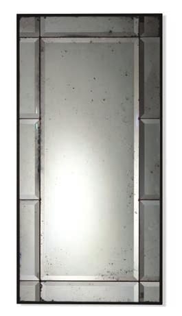 WM36 AMALFI MIRROR HEIGHT 1425mm 56 WIDTH 717mm 28 1 /4 DEPTH 20mm 3 /4 Bronze with Antiqued glass DESIGNER S NOTE Due to the hand-made production of antiqued glass, each mirror will have its own