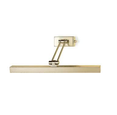 1 PL01 SQUARE PICTURE LIGHT HEIGHT 50mm 2 WIDTH 385mm 15 1 /4 PROJECTION 250mm 9 3 /4 BACKPLATE DIMENSIONS H 50mm (2 ) x W 100mm (4 ) 25mm 25mm Fixing Point 1 Brushed Brass/2