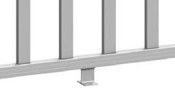 lways follow your local building codes. Insert all the pickets into the rails, ensuring that the picket slots engage with the ridge on each rail.