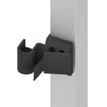 : Position the latch at the required height on the fence post