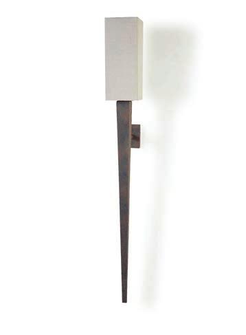 Burnished Silver with Putty silk shade B-TWL16S - 1 x G9 Halogen bulb 1 TWL16L LARGE TAPERING WALL LIGHT 362mm HEIGHT 640mm 25 1 /4 WITH SHADE 870mm 34 1 /4 WIDTH 60mm 2 1 /4 WITH SHADE 102mm 4