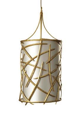 CEILING LIGHTS 1 2 MCL16 FLYNN CAGED STAIRWELL LANTERN TOTAL DROP 2285mm 90 (including ceiling rose, 1 metre of chain and fixture) MINIMUM DROP 1350mm 53 1 /4 (including ceiling rose, minimum amount