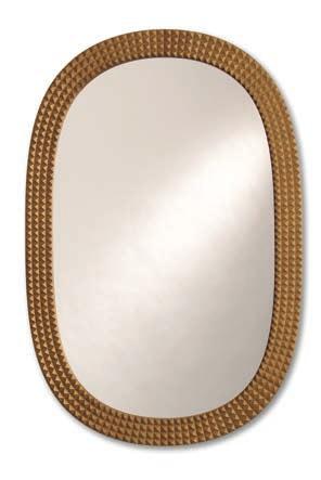 WM46 HARDY MIRROR HEIGHT 1185mm 46 3 /4 WIDTH 795mm 31 1 /2 PROJECTION 35mm 1 1 /2 Antique Gold Cast composite with decorative finish and mirror glass NET WEIGHT