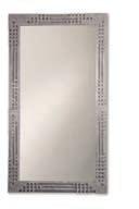 MIRROR, ANTIQUE GOLD, BRONZED OR DAPPLED WHITE See page 151 WM44-MEGALITH MIRROR, CONCRETE WHITE OR