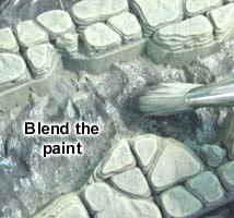 If you're wonder what color the dark olive drab is, look at the cavern painting instructions page. 2.