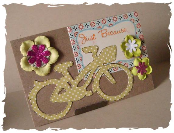 Bicycle Card Instructions Print off the template sheet. Choose which size of template you would like to use, this will depend on the size card you want to make.