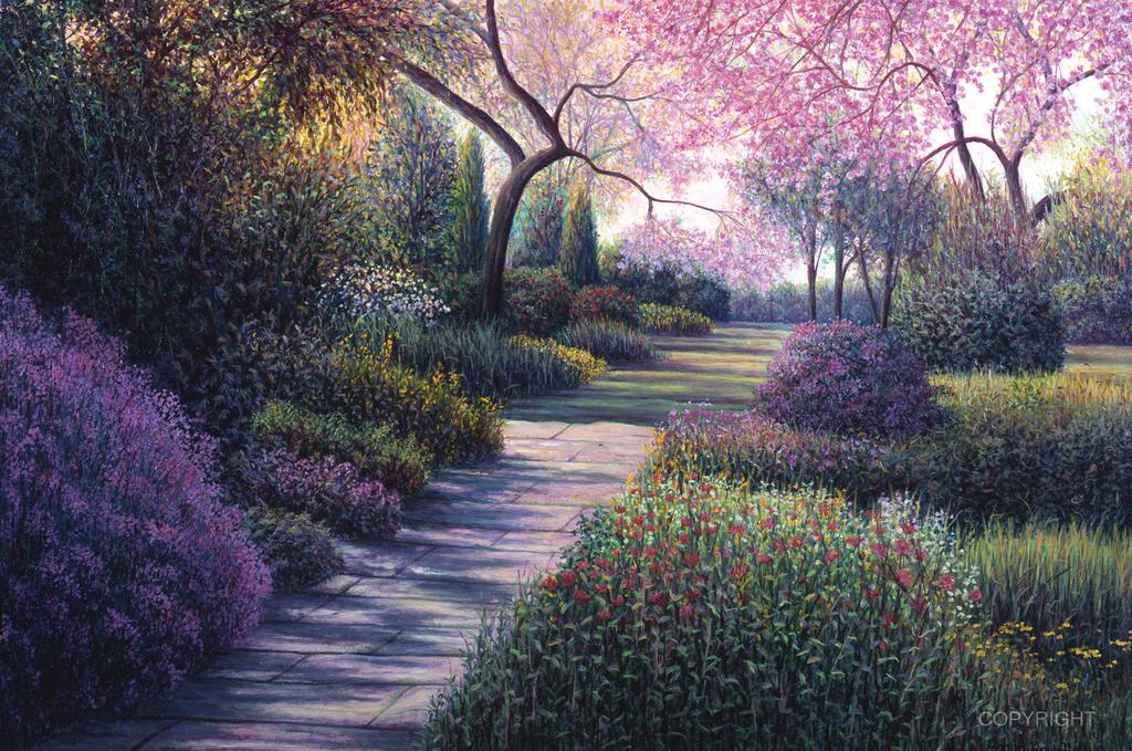 AWAKENING OF SPRING, Oil, 24 x 36 When Howells photographs scenes that he d like to paint, I almost always do a color study. I do it really fast - it s not an attempt to paint the scene.
