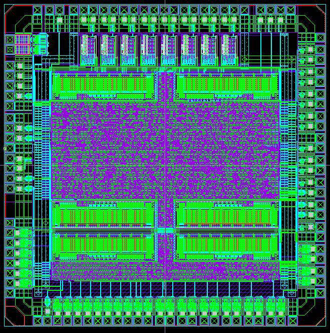 LHCb Muon Off Detector Electronics SYNC ASIC CMOS IBM 0.