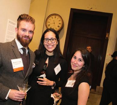 Rebecca Ungarino (BA 16) pictured at right, with fellow Baruch students at the 17 Lex Society Reception. Meet The Press A typical day for Rebecca Ungarino (BA 16), CNBC.