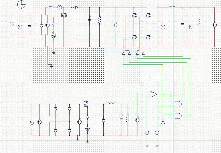 Application of Buck Boost Converter to Single Phase Grid-Tie Inverter Fig7: Schematic