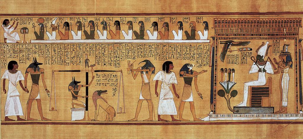 Origins in Ancient Egypt (that got pictographs from Ancient Sumer) Hieroglyphics (picture writing) carved into clay tablets, sculptures, and walls.