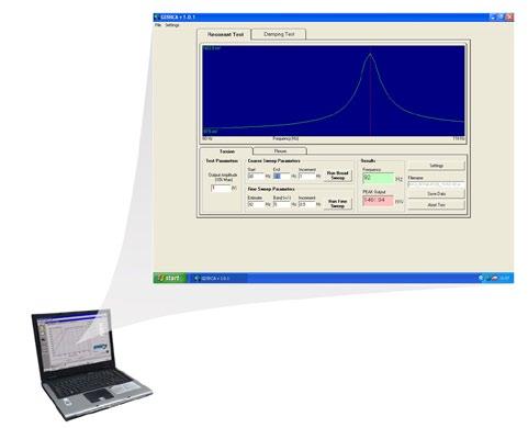GDS RCA software Is used for control and data acquisition of the RCA apparatus. The software allows testing to occur via a simple, user-friendly interface.