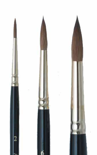 Art Spectrum Series 60 Red Sable The Series 60 Red Sable brush range provides the artist with an economical