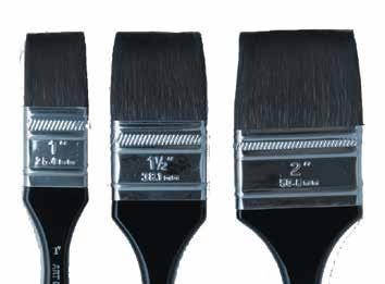 Art Spectrum Draw & Wash Brush Squirrel mix hair. Short polished black handle with a nickel plated brass ferrule.
