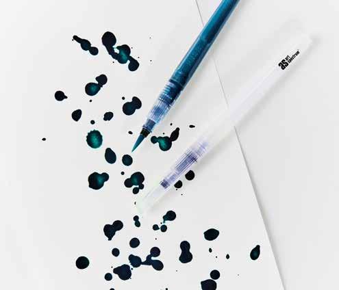 Art Spectrum Aqua Brushes The Art Spectrum Aqua Brush is a refillable multipurpose brush that can be used with inks and most water
