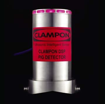 The ClampOn Ultrasonic Intelligent Sensor processes all data in the sensor itself (patented principle), thus enabling the instrument to discriminate between sandgenerated and flow-generated noise.