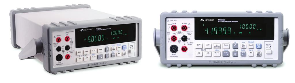 Keysight Technologies U3400 Series 4½ and 5½ Digit Digital Multimeters Product discontinuance notice: The U3401A/U3402A DMM and all