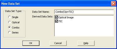 3 Working with MALDI Files and Data Sets Working with Data Sets Overlaying Data Sets Create a combo data set containing 2 to 4 data sets to overlay the data sets on top of each other using the same