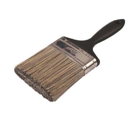 Paint Brushes + No bristle loss + Good performance with all paints and varnishes + Easier to clean plastic handle and synthetic bristles 17 Ferrule Ideal uses - Stainless steel - All paints &