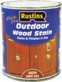 Gives long lasting protection to all external wood, and is touch dry in 30 minutes, re-coatable in 4 hours.