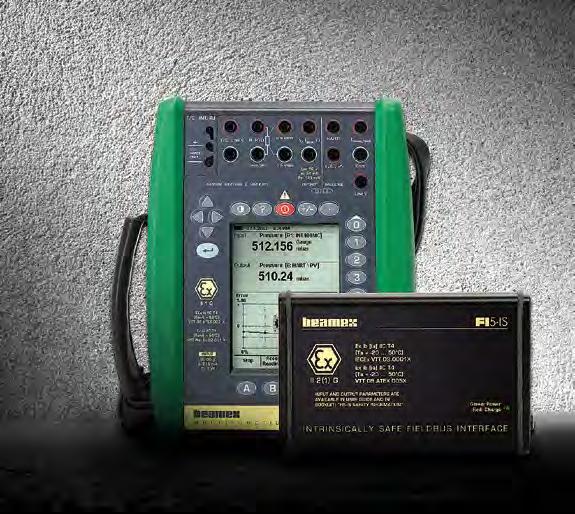 SUMMARY Beamex MC5-IS INTRINSICALLY SAFE MULTIFUNCTION CALIBRATOR 72 The Beamex MC5-IS is ATEX- and IECEx- certified and designed for use in potentially explosive environments, such as offshore