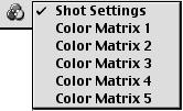 Processing RAW Images Selecting the Color Matrix Use the procedure below to select the film-equivalent hue, chroma and color range (the range of colors that can be reproduced).