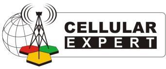 Cellular Expert Professional module features Tasks Network data management Site, sector, construction, customer, repeater management: Add Edit Move Copy Delete Site re-use patterns for nominal