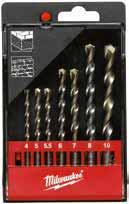 Concrete Super drill bits round shank DIN 8039 These high quality concrete drill bits have a unique shaped drill head with centering point and a H-spiral flute for maximum drilling speed and longer