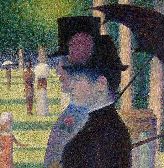 George Seurat, Sunday Afternoon on the Grand Jatte, 1884-86 Uses a technique:
