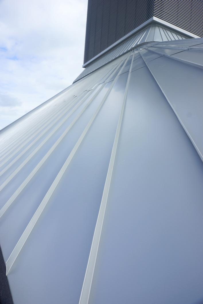 smart tray Roofing Systems smart tray custom panel - tapered