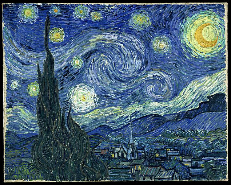 Starry Night (1889) The sadness will last forever.