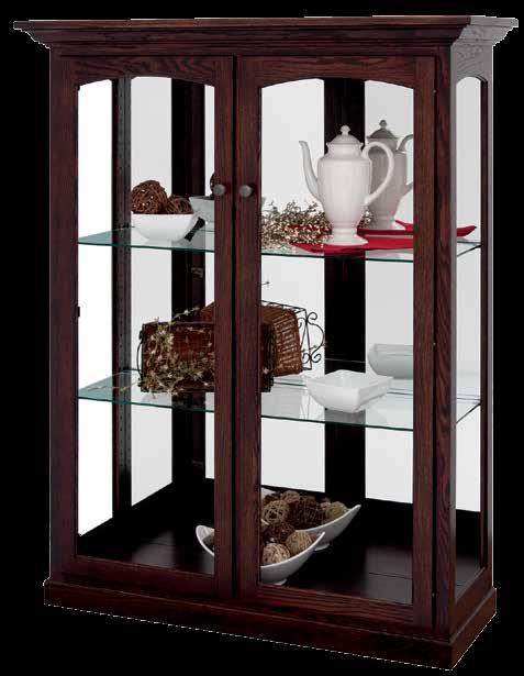 107 Includes 5 glass shelves Size: