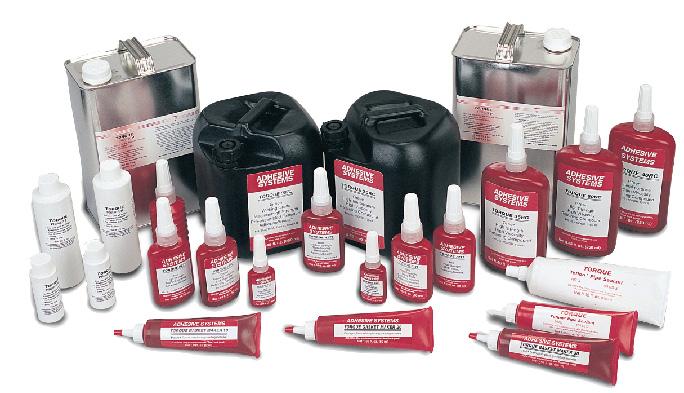 PRODUCT ASSEMBLY AJ s offers a complete line of anaerobic adhesives/ sealants capable for threadlocking, threadsealing, retaining, and gasketing applications.