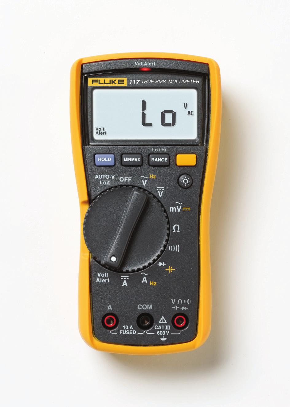 Fluke 117 Electrician s Multimeter with Non-Contact Voltage Technical Data Compact true-rms meter for commercial applications The Fluke 117 is the ideal meter for demanding settings like commercial