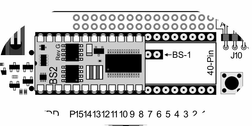 Using the BS-IC Module To install the BS-IC, an installed BASIC Stamp or Javelin Stamp module must be removed.