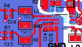 Control Power Ground noise PCB R/C filter on LI HI pins HF impedance (small inductance) RTN from FET source