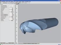 Thanks to the 3D-simulation the grinding result can be checked und optimized at the design stage if necessary.