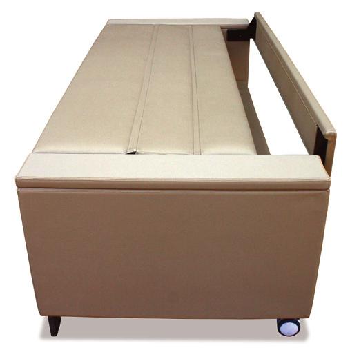 Shelf Option: Standard on all Grand Island Sleep Sofas. A hinged, protective back shelf may be added as an option.