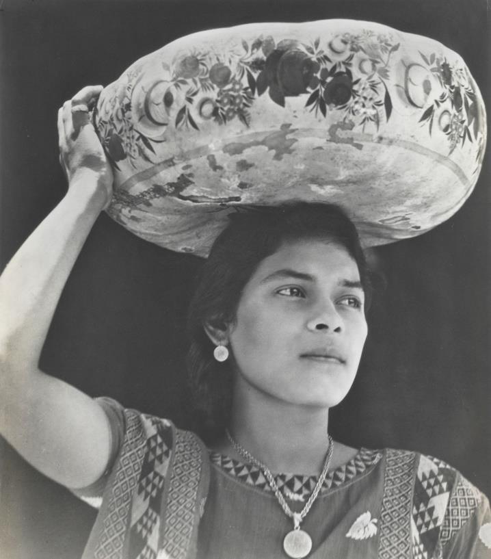 Title: Woman of Tehuantepec (Carrying Jicapexle) Date of Creation: 1929, printed later c.