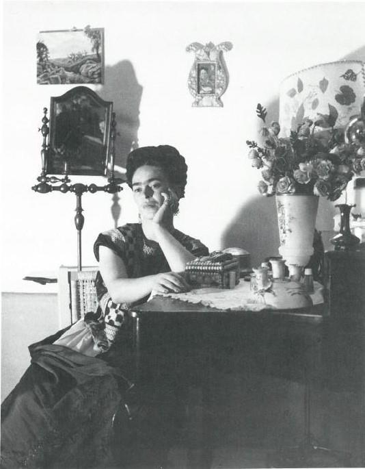 Title: Frida in Bedroom Date of Creation: 1945 Artist/Designer: Lola Álvarez Bravo Nationality of Artist/Designer: Mexican Material/Medium: Gelatin silver print Framed photograph
