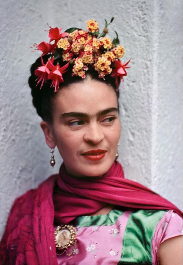 Title: Frida, Pink/Green Blouse, Coyoacan Date of Creation: 1938, printed later in 1991 Artist/Designer: Nickolas Muray Nationality of Artist/Designer: Hungarian-born America