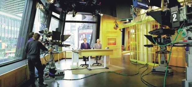 ABC studio, New York AMIRAN in the ABC television studio complies with special