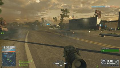 MULTIPLAYER GAME SCREEN Kill notifications Reticle and scoring notifications Match status / Mini-map / Squad members / Objective RETICLE The reticle in the center of the screen indicates where you