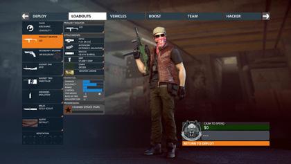 CUSTOMIZE SCREEN CLASS Each class has a specific job on the urban Battlefield. Read the descriptions and choose the one that best fits your play style.