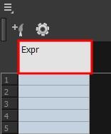 Double-click on the column's header to open the Expression dialog box.