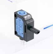 analogue output options >> Page 58 UT 0 miniature ultrasonic sensors Small housing for installation in smallest of spaces High scanning distances of up to 70 with with compact miniature